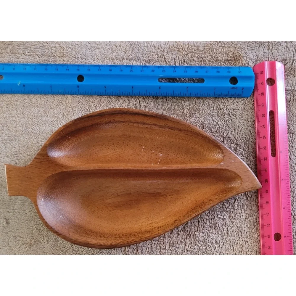 2 Monkeypod nut/candy bowls